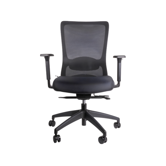 Descubre nuestra silla ejecutiva modelo WICKER OHE-139 de Aura Muebles. Diseñada ergonómicamente para brindar soporte a tu espalda mientras trabajas.