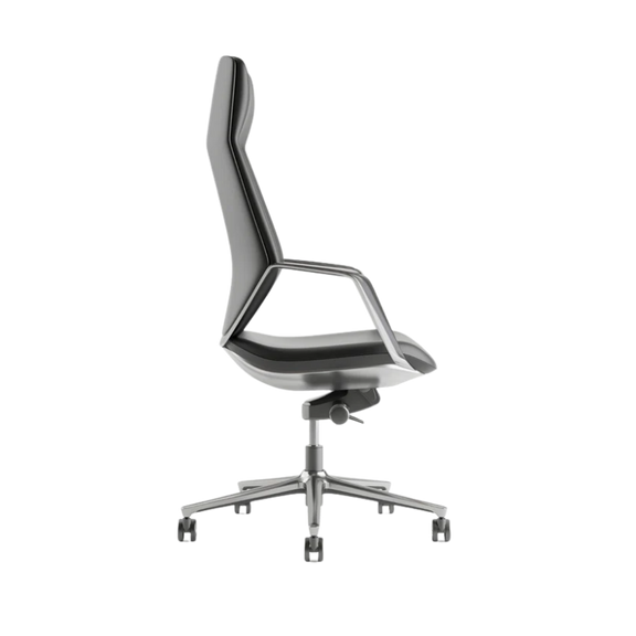 Silla directiva STARK Negro Alto diseño moderno para oficina Aura Muebles.