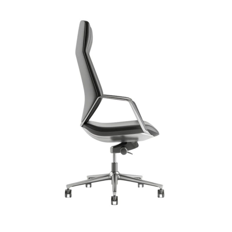 Silla directiva STARK Negro Alto diseño moderno para oficina Aura Muebles.