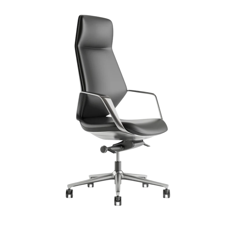 Silla ejecutiva STARK Negro Alto con mecanismo de 4 posiciones