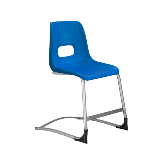 Silla escolar sin brazos modelo ST-01 con estructura resistente y asiento ergonómico en polipropileno. Ideal para espacios educativos modernos.