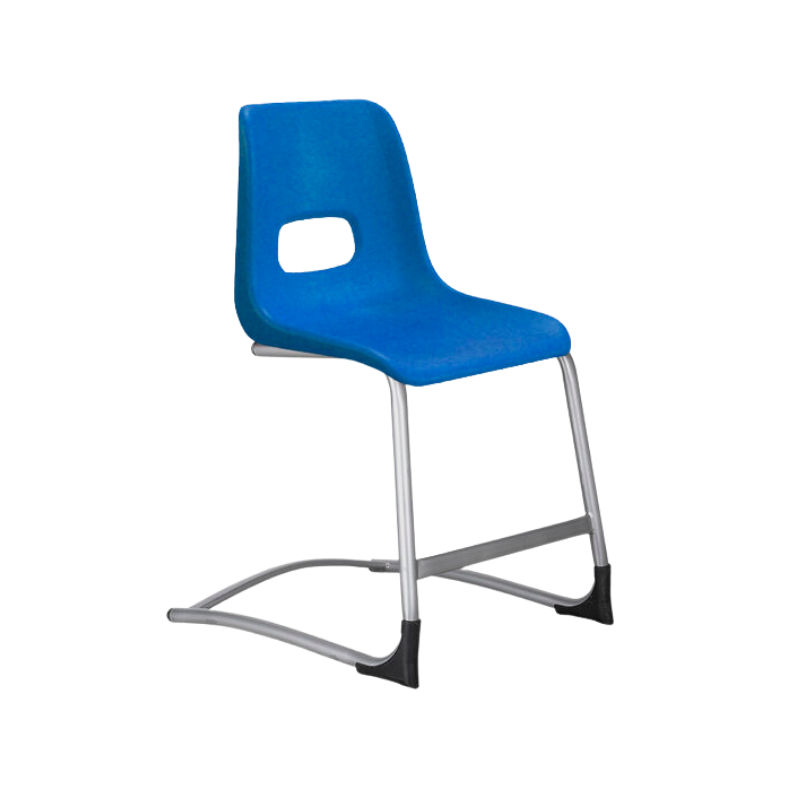 Silla escolar sin brazos modelo ST-01 con estructura resistente y asiento ergonómico en polipropileno. Ideal para espacios educativos modernos.