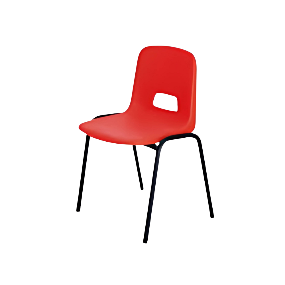 Silla Infantil para Preescolar Asiento y respaldo en una sola pieza de polipropileno sin tapiz Aura Muebles modelo PL-18