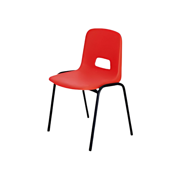 Silla Infantil para Preescolar Asiento y respaldo en una sola pieza de polipropileno sin tapiz Aura Muebles modelo PL-18