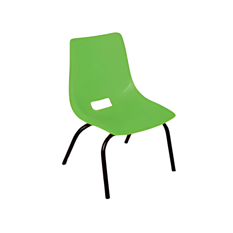 Silla infantil Poly Conformado por una concha de polipropileno con transferencia térmica Aura Muebles modelo IP-300