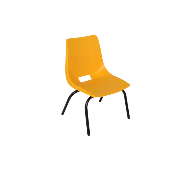 Silla infantil Poly Conformado por una concha de polipropileno con transferencia térmica Aura Muebles modelo IP-300