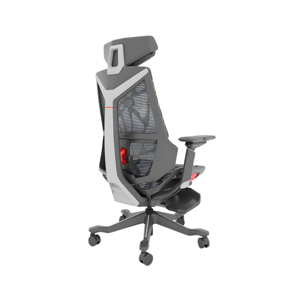 Silla gamer ergonómica modelo DRAGON con diseño envolvente, ajustes personalizables y máximo confort. Ideal para largas sesiones de juego con estilo en Aura Muebles.