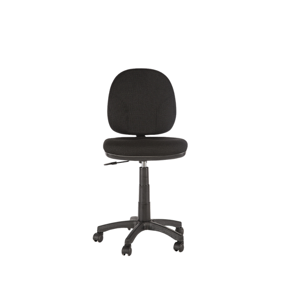 Silla Operativa sin brazos color Negro Aura Muebles modelo A-116