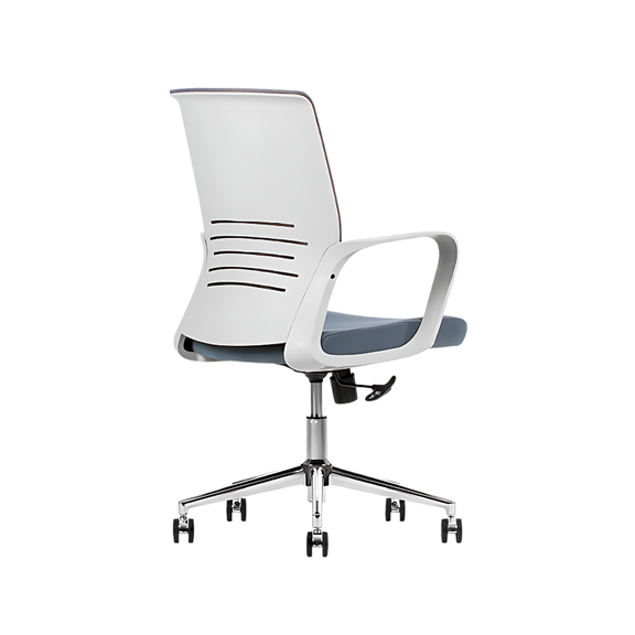 Silla Operativa ACTIVE GRAY es una Silla ergonómica gris con soporte lumbar y ajustes personalizados. Diseño moderno y cómodo, ideal para oficinas profesionales.