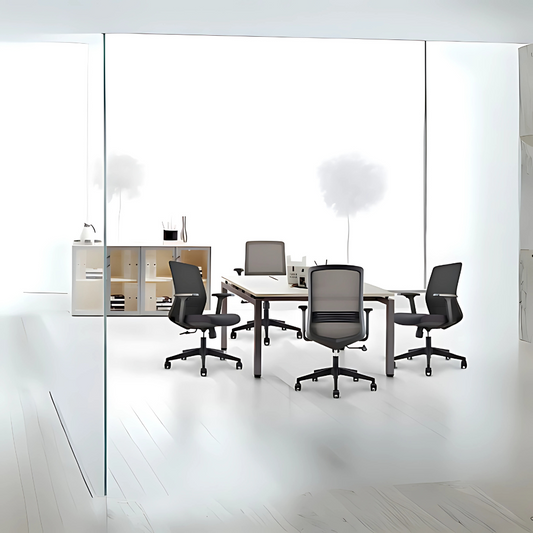Encuentra la silla operativa modelo Aspen OHE-110 en color negro en Aura Muebles. Con soporte lumbar y estilo moderno para mayor comodidad y sofisticación en tu espacio de trabajo.
