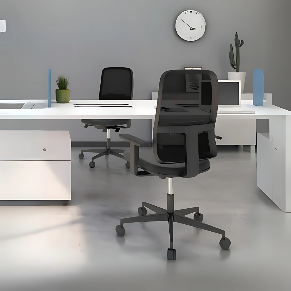 Descubre la comodidad y ergonomía de la silla operativa modelo BLAZE OHE-23 de Aura Muebles. Obtén una postura correcta y un soporte adecuado para la espalda en tu lugar de trabajo.