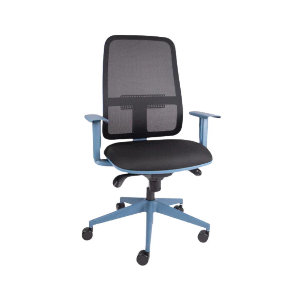 Silla operativa BLAZE OHE-23 Aura Muebles Color Azul profundo