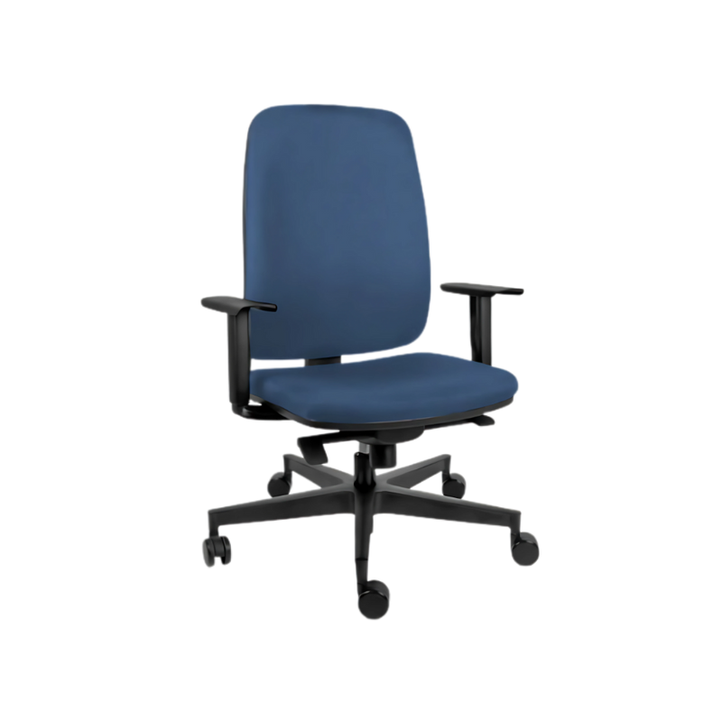 Descubre la silla operativa modelo BLAZE OHE-25 de Aura Muebles, la elección perfecta para un ambiente de trabajo cómodo y eficiente. Con diseño ergonómico y ajustes personalizables.
