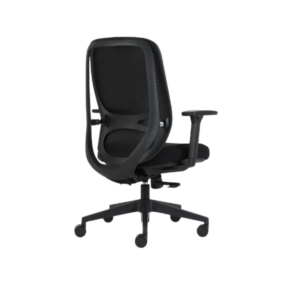 Encuentra la silla operativa modelo BM-8301 de Aura Muebles de Guadalajara, diseñada para brindar comodidad y ergonomía durante largas jornadas de trabajo.
