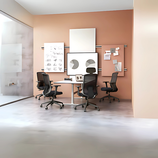 Descubre la silla operativa modelo CREW OHE-112 en color Negro de Aura Muebles. Mejora tu comodidad en el trabajo con su diseño ergonómico y sistema de ajuste.