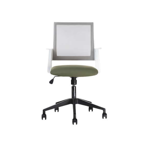 Descubre la silla operativa modelo ELK en color blanco de Aura Muebles. Ofrece comodidad y ergonomía en tu ambiente laboral con su excelente soporte lumbar y ajuste de altura. Ideal para largas jornadas de trabajo.