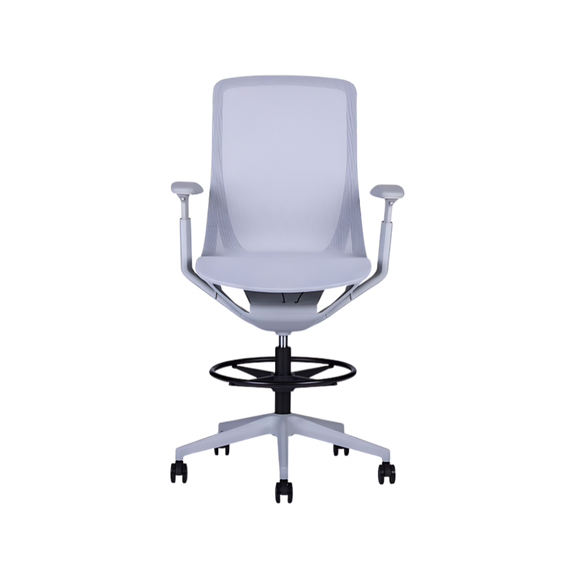 Silla operativa Epic alta: ergonomía, respaldo alto y soporte lumbar modelo EPIC ALTA Ideal para largas jornadas en oficinas modernas en Aura Muebles de Guadalajara.