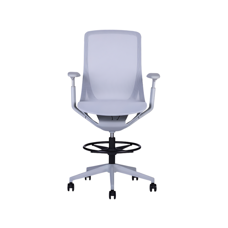 Silla operativa Epic alta: ergonomía, respaldo alto y soporte lumbar modelo EPIC ALTA Ideal para largas jornadas en oficinas modernas en Aura Muebles de Guadalajara.