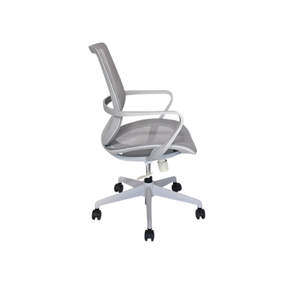 Encuentra la silla operativa modelo Evolution OHE-99 color Gris en Aura Muebles. Diseño ergonómico y sofisticado para un espacio de trabajo cómodo y productivo.