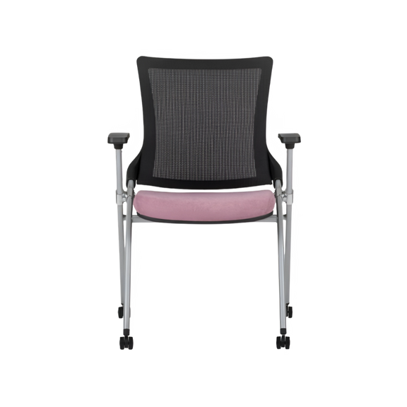 Descubre la silla de visita modelo FLEX CON RODAJAS de Aura Muebles. Diseñada para ofrecer comodidad y estilo moderno en espacios de trabajo. ¡Conoce más ahora!