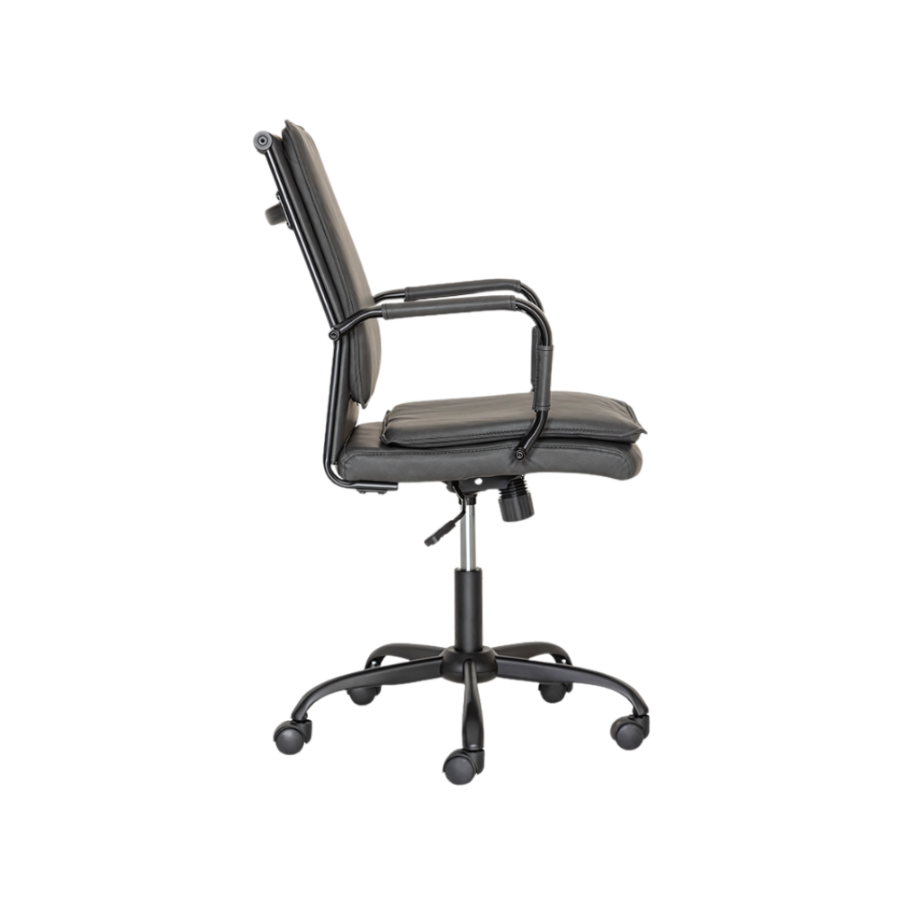 Descubre la comodidad y el soporte que necesitas en tu oficina con la silla operativa modelo GA-005 de Aura Muebles. Fabricada con materiales de alta calidad.