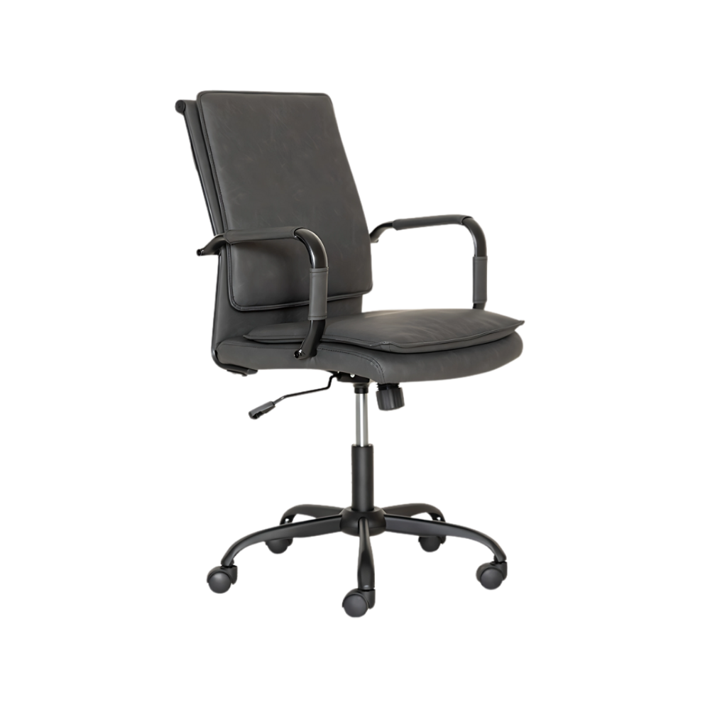Descubre la comodidad y el soporte que necesitas en tu oficina con la silla operativa modelo GA-005 de Aura Muebles. Fabricada con materiales de alta calidad.