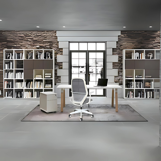 Descubre la elegante y funcional silla operativa OHE-98 en color gris de Aura Muebles. Con soporte lumbar, brinda comodidad y productividad durante largas horas de trabajo.
