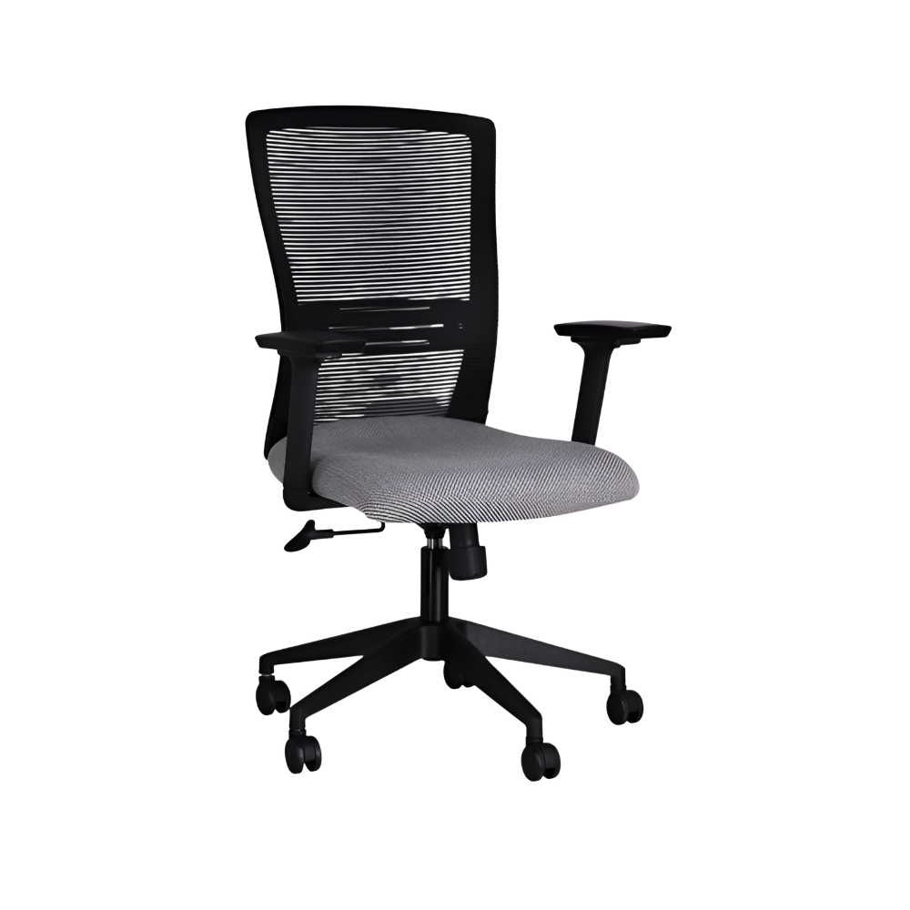 Descubra la comodidad y el diseño ergonómico de la silla operativa modelo PLATINO B de Aura Muebles. Ideal para largas jornadas de trabajo en la oficina, brinda soporte adecuado al cuerpo y previene dolores de espalda.