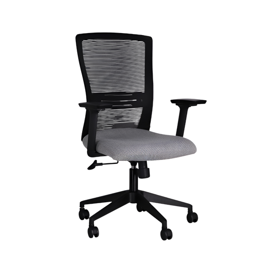 Descubra la comodidad y el diseño ergonómico de la silla operativa modelo PLATINO B de Aura Muebles. Ideal para largas jornadas de trabajo en la oficina, brinda soporte adecuado al cuerpo y previene dolores de espalda.