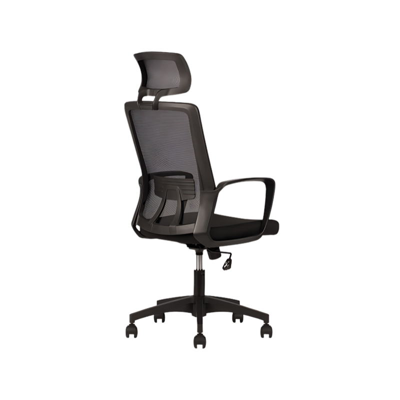 Silla operativa Play respaldo alto con ergonomía y confort con soporte lumbar. Ideal para largas jornadas en oficinas modernas y profesionales en Aura Muebles.