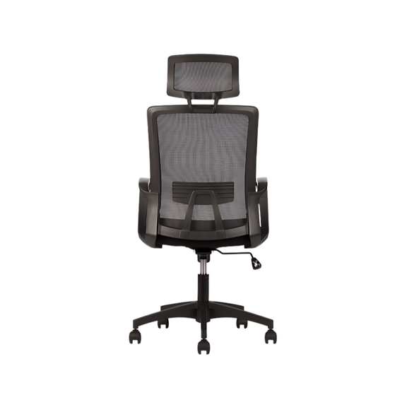 Silla operativa Play respaldo alto con ergonomía y confort con soporte lumbar. Ideal para largas jornadas en oficinas modernas y profesionales en Aura Muebles.