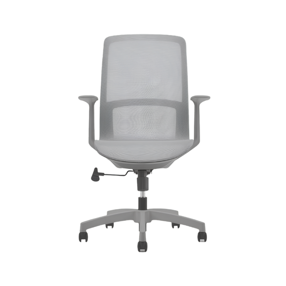 Silla Operativa modelo Sonic con respaldo de malla, mecanismo reclinable y diseño ergonómico. Disponible en negro y gris. Ideal para oficinas modernas.