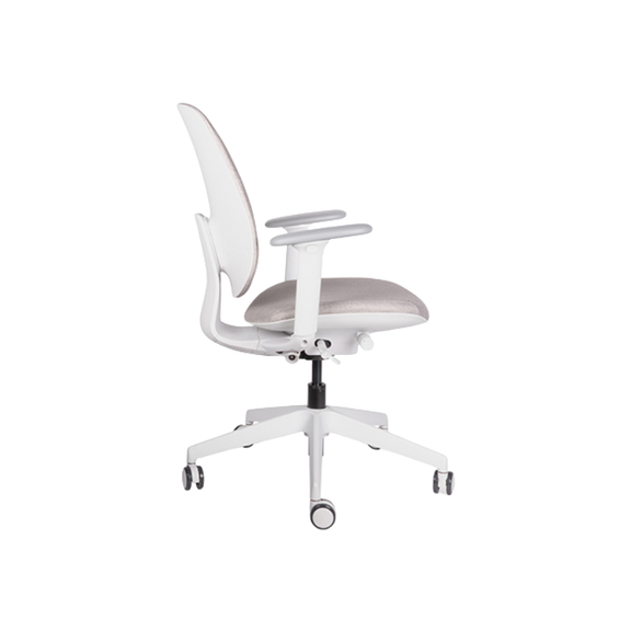 Silla operativa gris ergonómica OHE-2006.