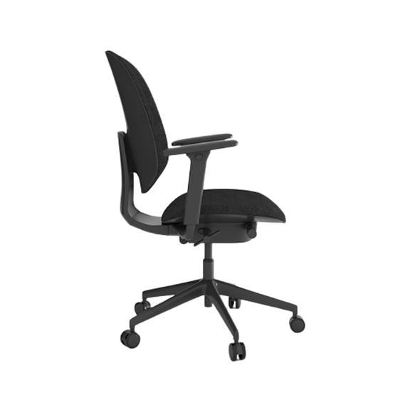 Silla operativa ergonómica OHE-2006 negra.