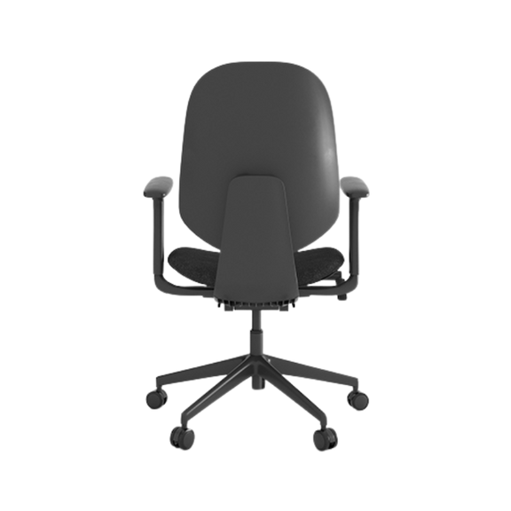 Silla operativa ergonómica OHE-2006 negra.