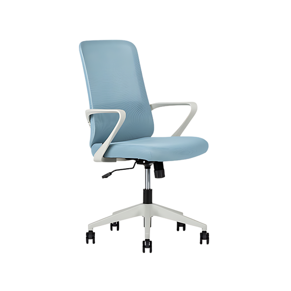 Ergonomía y confort para oficinas. Ideal para largas jornadas, con ajustes personalizados y diseño moderno en Aura Muebles de Guadalajara modelo FLY.