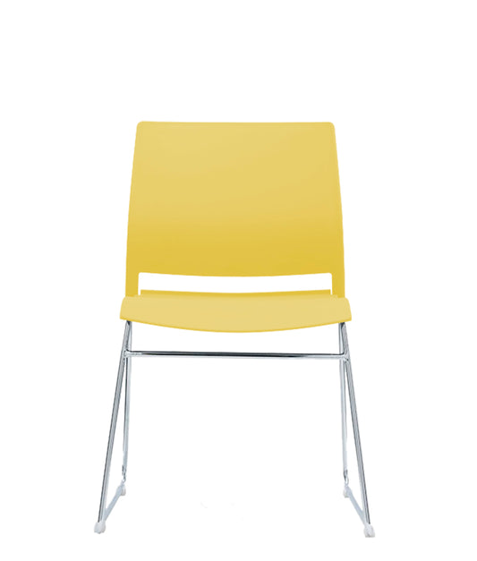 Silla para restaurante modelo A-600 vista frontal.