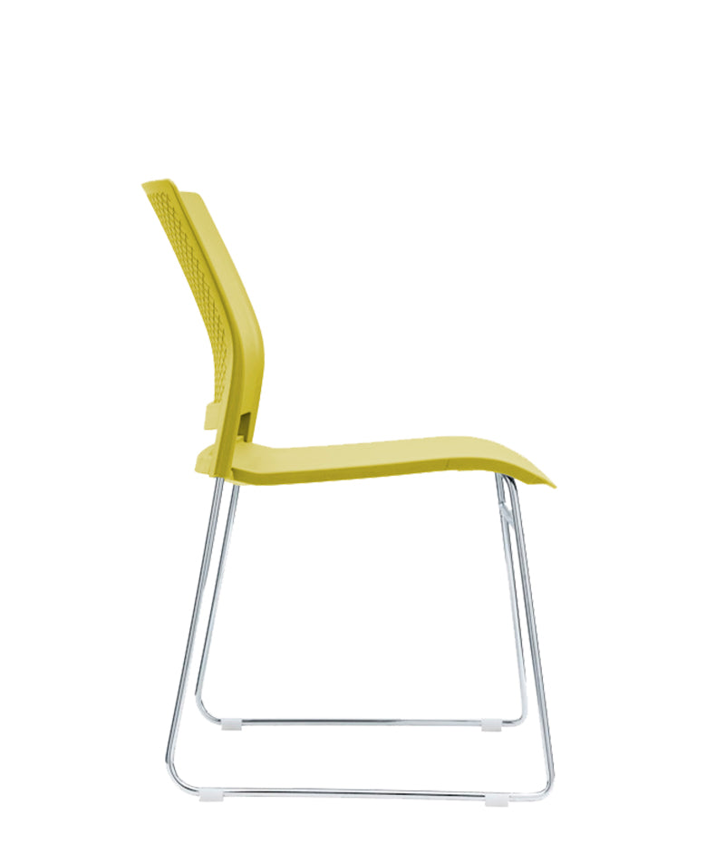 Silla para restaurante modelo A-600 vista lateral.