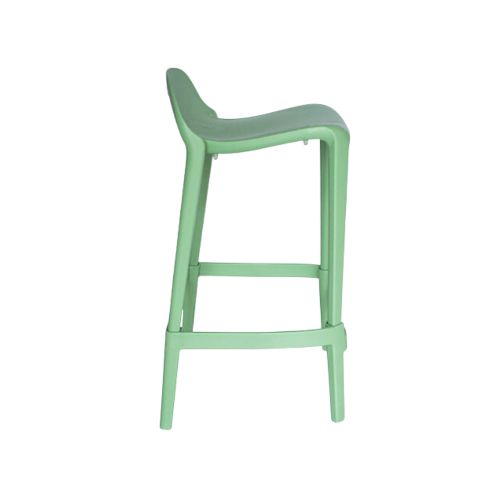 Silla para restaurante JOYOUS Patas asiento y respaldo de dos piezas en polipropileno de alta resistencia y duración para la intemperie resistente a los rayos ultravioleta (UV) Aura Muebles modelo OHV-82