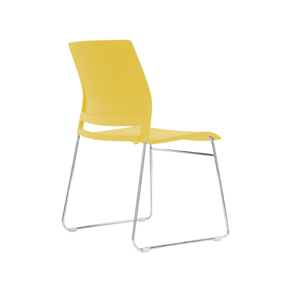Silla para restaurante modelo A-600 apilable, resistente y moderna, ideal para negocios que buscan durabilidad y estilo.
