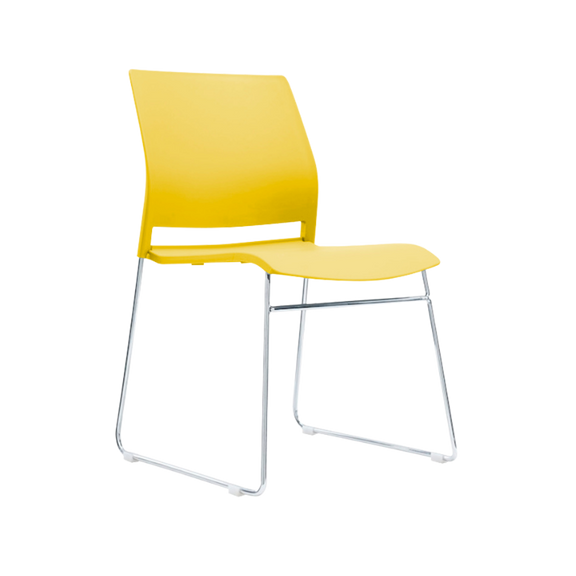 Silla para restaurante modelo A-600 apilable, resistente y moderna, ideal para negocios que buscan durabilidad y estilo.