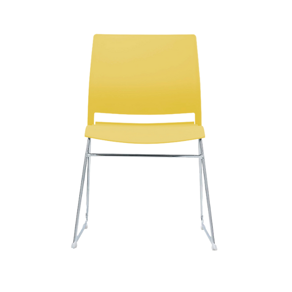 Silla para restaurante modelo A-600 apilable, resistente y moderna, ideal para negocios que buscan durabilidad y estilo.
