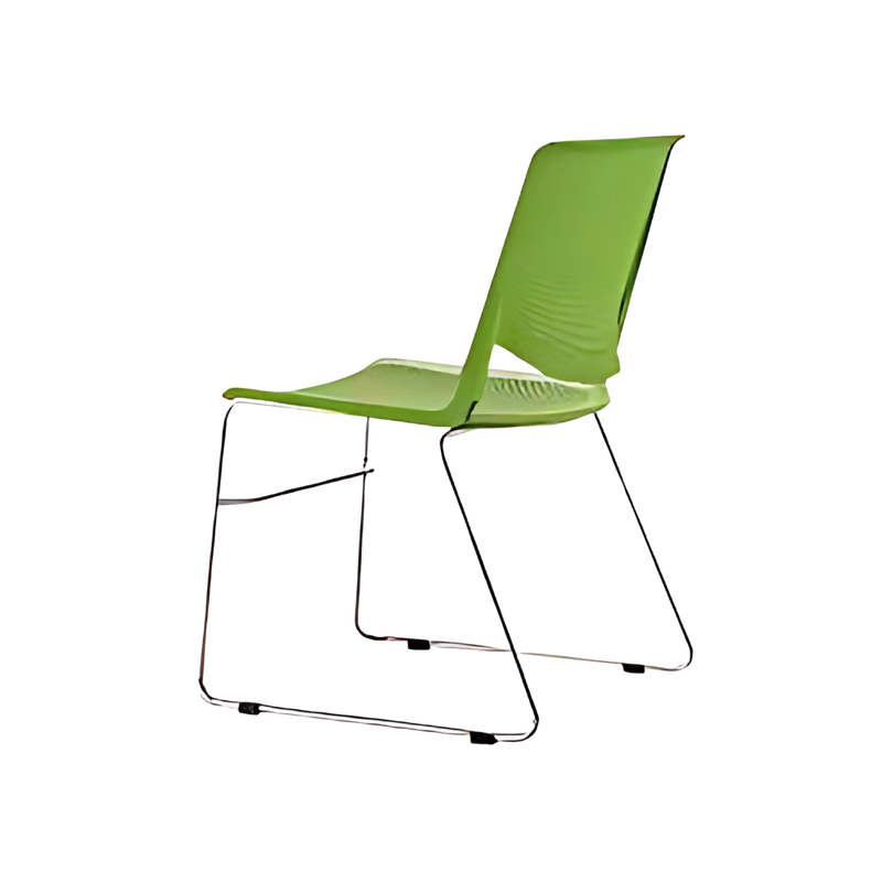 Silla para restaurante Respaldo y asiento En polipropileno de una sola pieza en colores blanco gris negro y verde con protección UV Aura Muebles modelo A-630