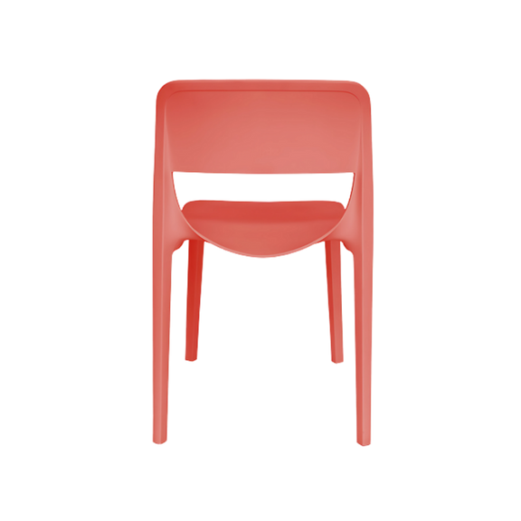 Silla para restaurante AIR De una sola pieza en polipropileno de alta resistencia y duración Aura Muebles modelo OHV-133