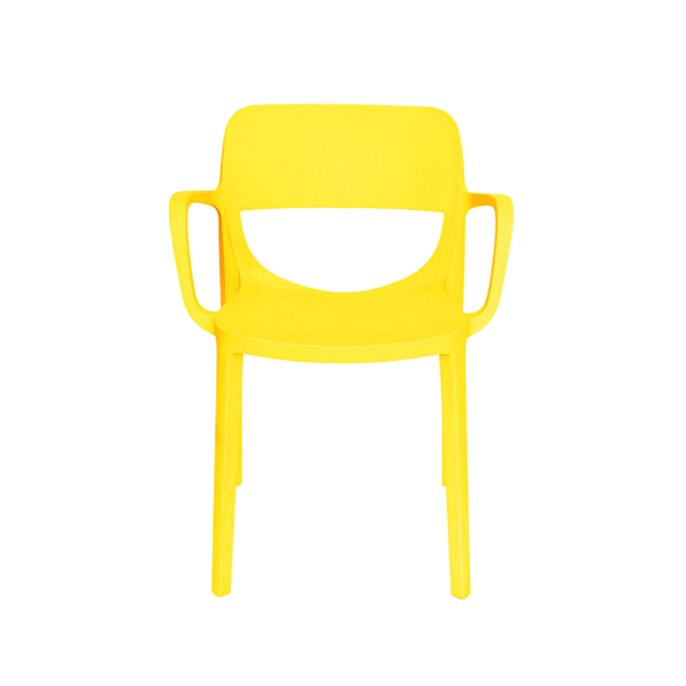 Silla para restaurante AIR Patas asiento y respaldo De una sola pieza en polipropileno de alta resistencia y duración Aura Muebles modelo OHV-134