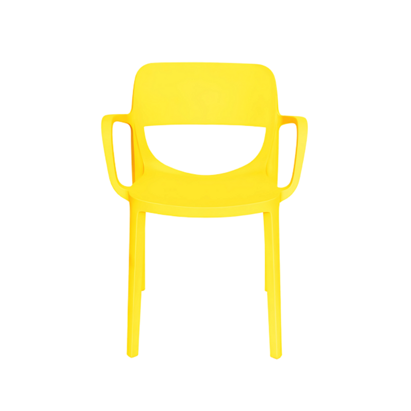 Silla para restaurante AIR Patas asiento y respaldo De una sola pieza en polipropileno de alta resistencia y duración Aura Muebles modelo OHV-134
