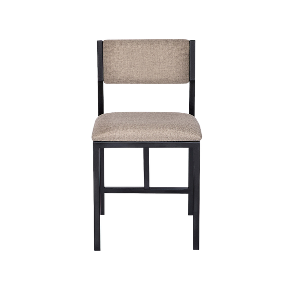 Silla para restaurante modelo AR-170 con estructura metálica resistente y tapizado cómodo. Ideal para negocios que buscan diseño y durabilidad.