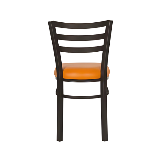 Silla para restaurante Asiento En aglomerado de 19 mm. hule espuma de 6 cms. d.24 kgs/m³ tapizado en variedad de colores Aura Muebles modelo AR-190