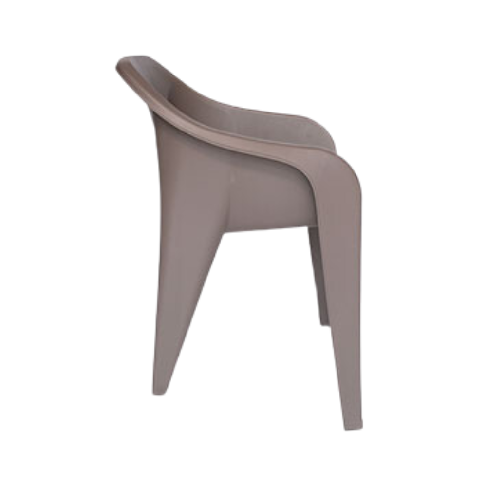 Silla para restaurante Asiento respaldo y patas De una sola pieza en polipropileno de alta resistencia y duración Aura Muebles modelo ELEFANTE