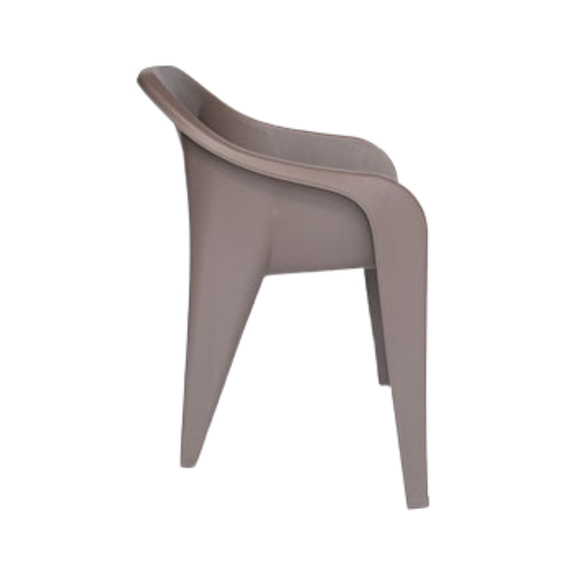 Silla para restaurante Asiento respaldo y patas De una sola pieza en polipropileno de alta resistencia y duración Aura Muebles modelo ELEFANTE